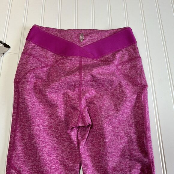 Free People Movement Just Breathe Leggings Hibiscus High Rise Size XS - Picture 12 of 13